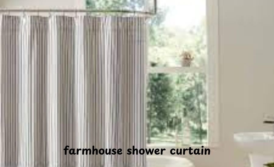 farmhouse shower curtain