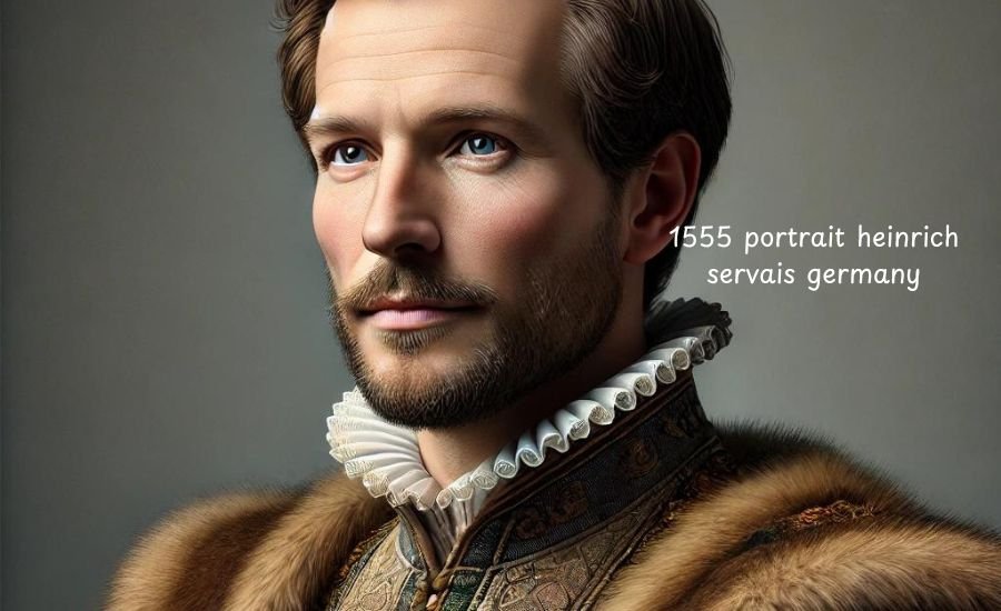 1555 portrait heinrich servais germany