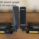 mofi4500 attach google router to wan port