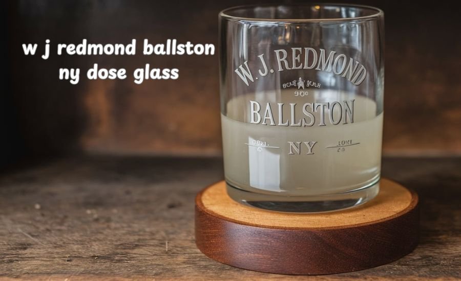 w j redmond ballston ny dose glass