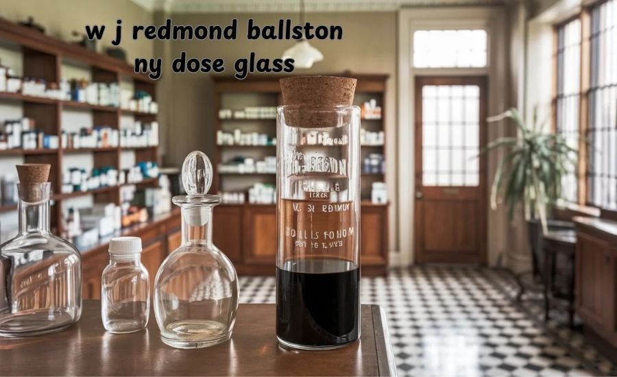 w j redmond ballston ny dose glass