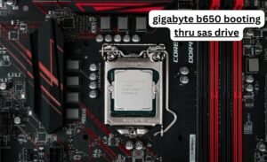 gigabyte b650 booting thru sas drive