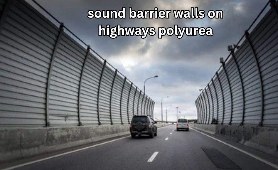 sound barrier walls on highways polyurea